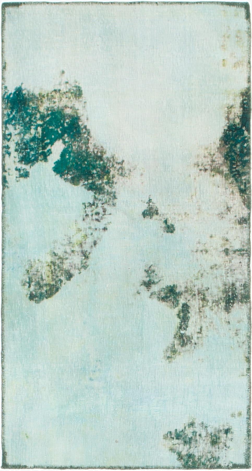  2' 9 x 5' 3  Hand Knotted Ultra Vintage Persian Wool Rug