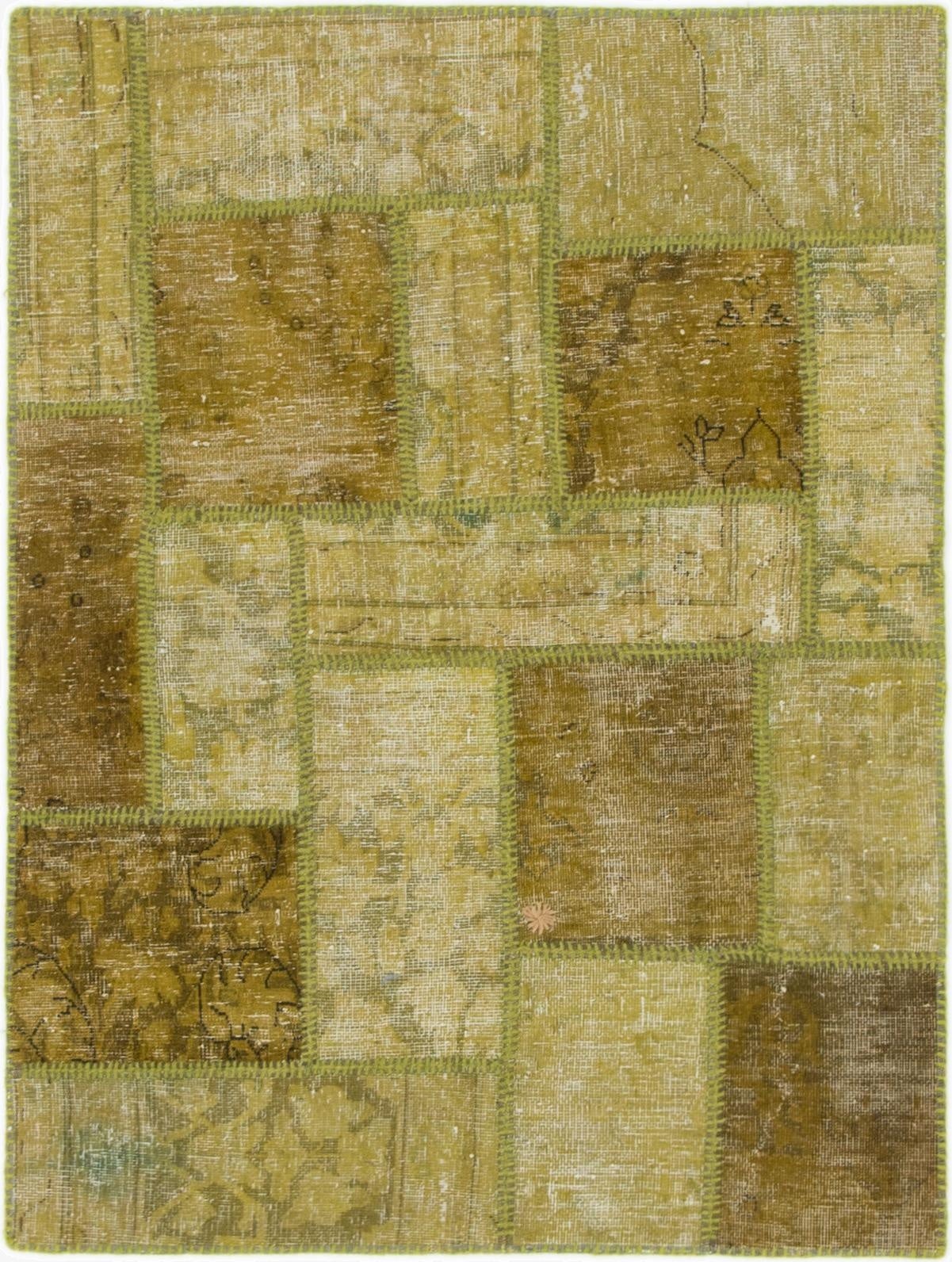  3' x 4' 1  Hand Knotted Ultra Vintage Persian Wool Rug