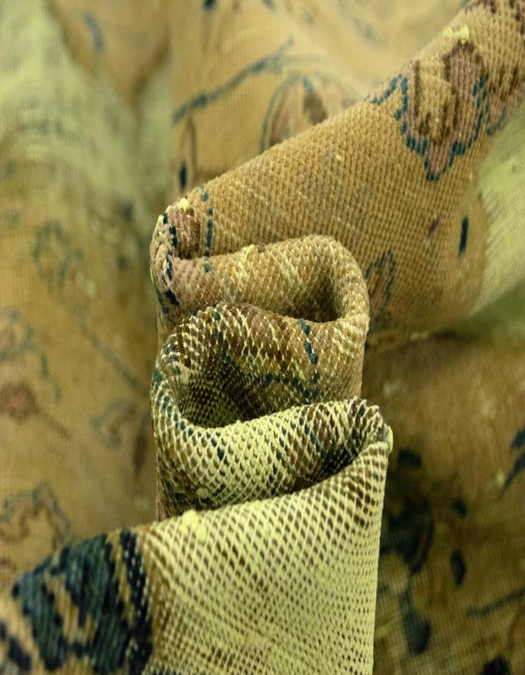 Detail image of  9' 11 x 12' 8  Hand Knotted Vintage Royal Persian Wool Rug