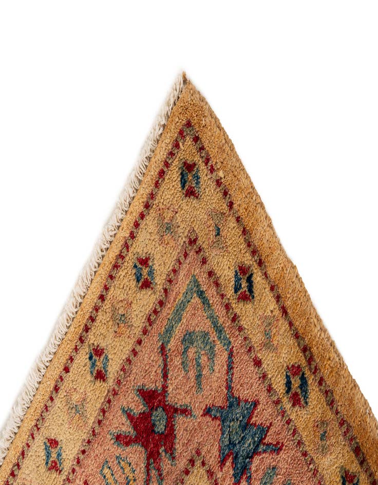 Detail image of  5' 1 x 7' 8  Hand Knotted Ziegler Wool Rug