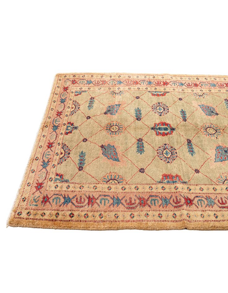 Detail image of  5' 1 x 7' 8  Hand Knotted Ziegler Wool Rug