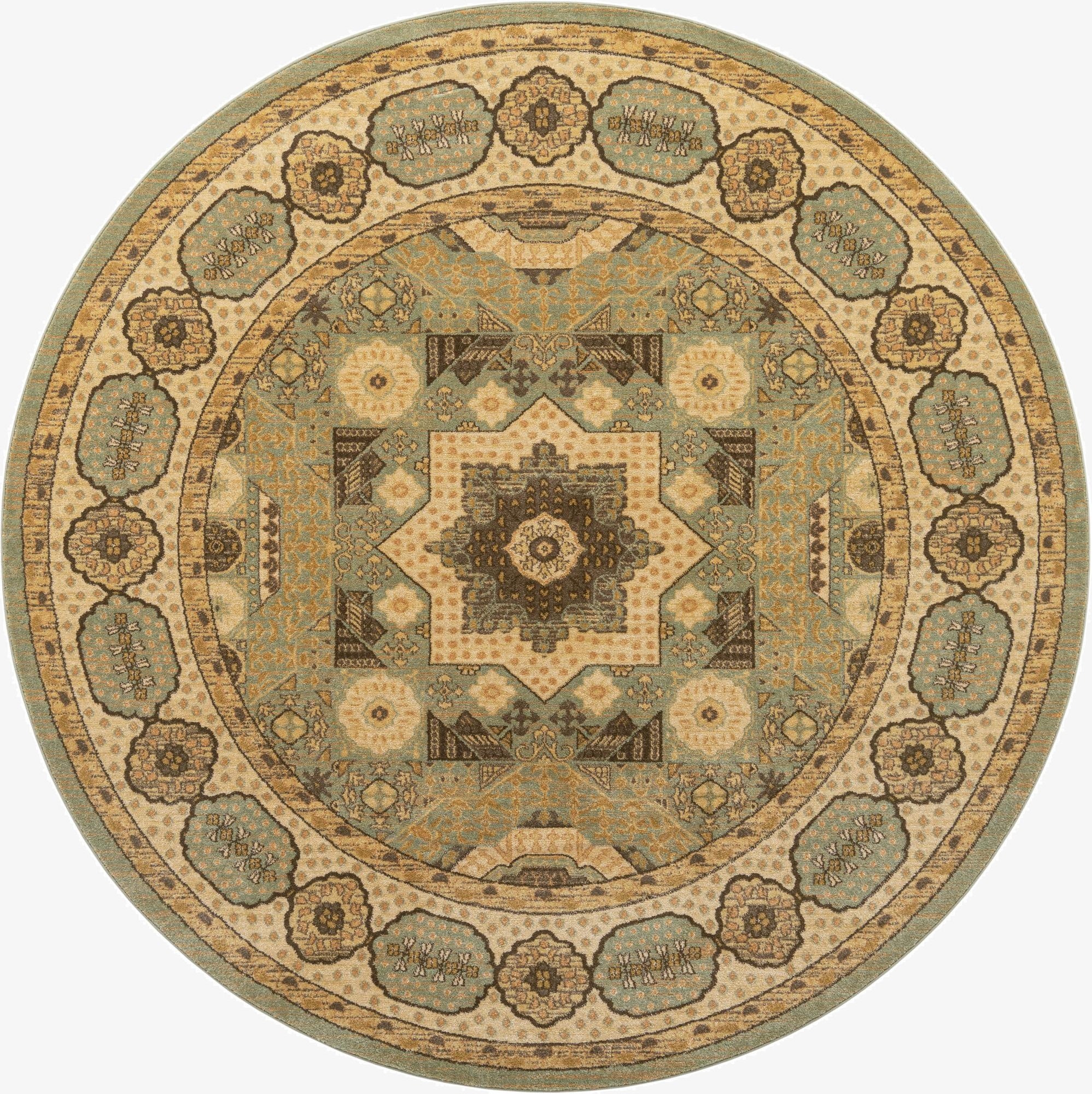  8' x 8' Amina Round Rug