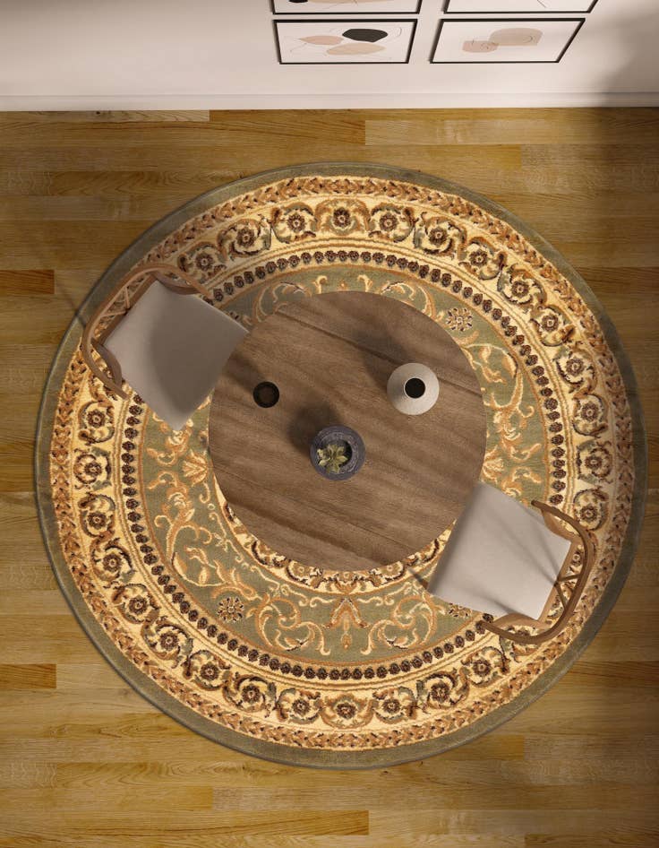 Detail image of  6' x 6' Chateau Round Rug