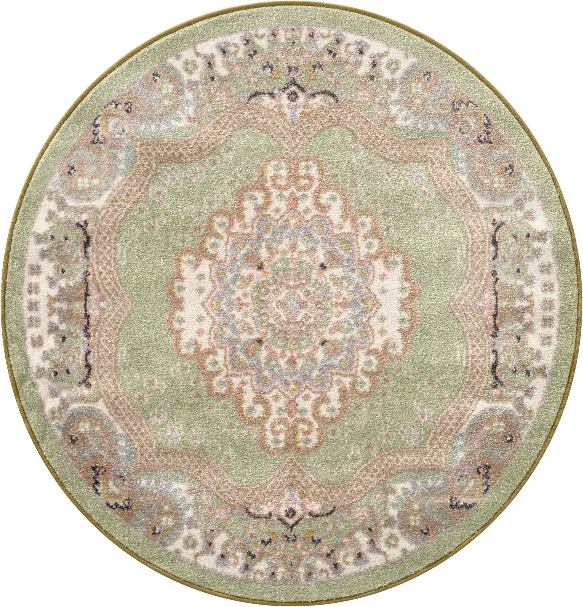  3' 3 x 3' 3 Kamala Washable Round Rug