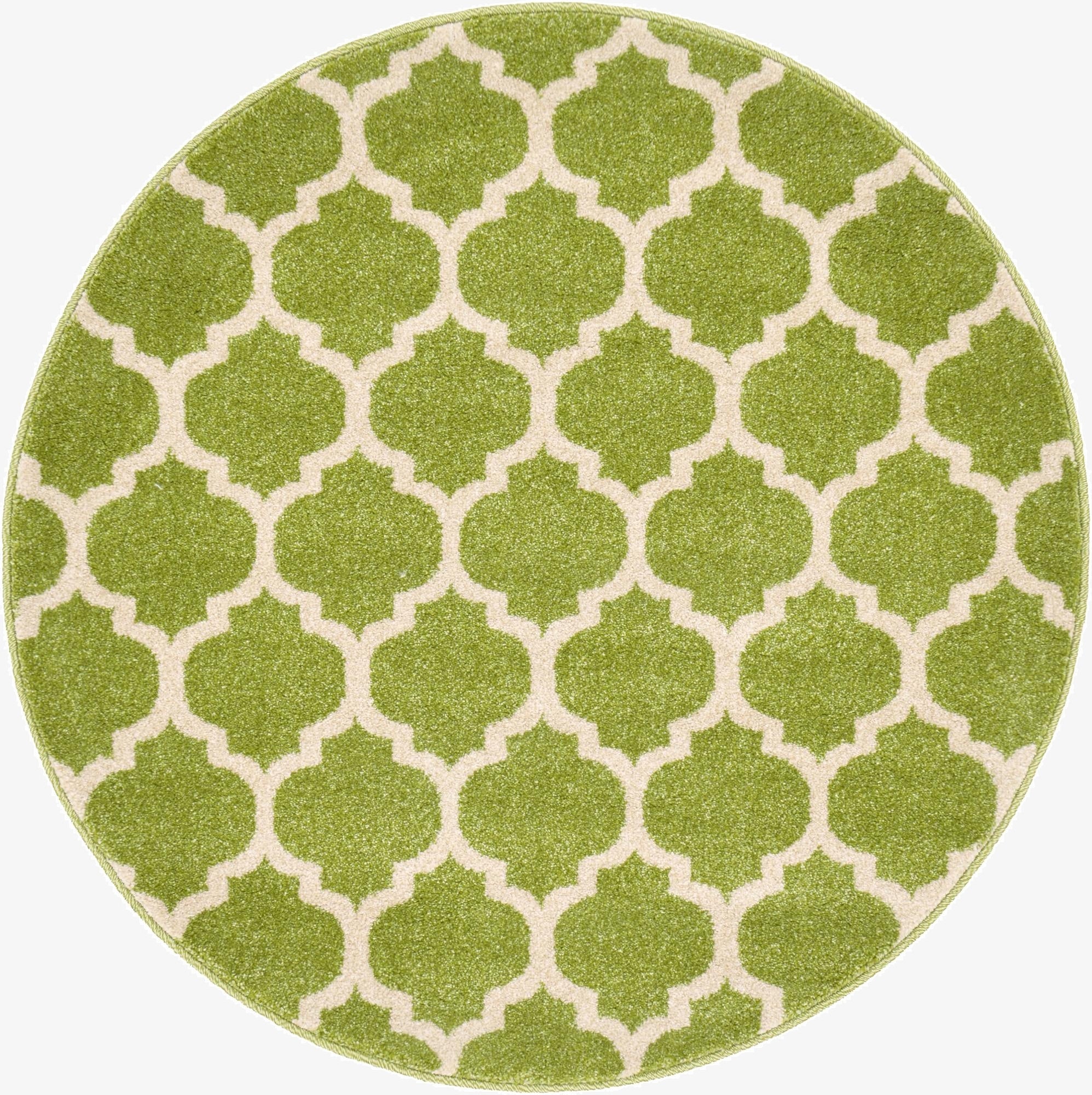  3' x 3' Lattice Round Rug