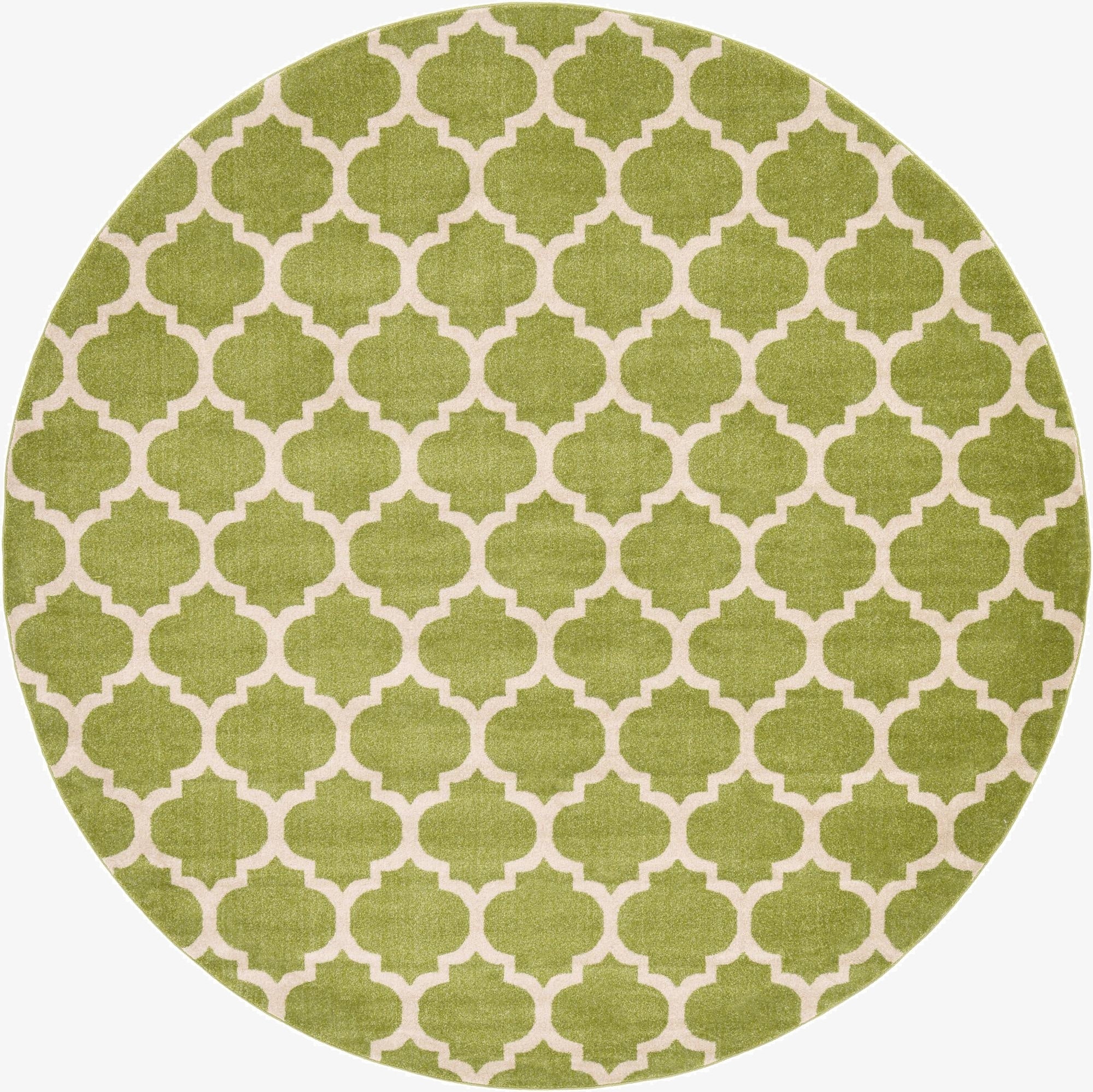  10' x 10' Lattice Round Rug