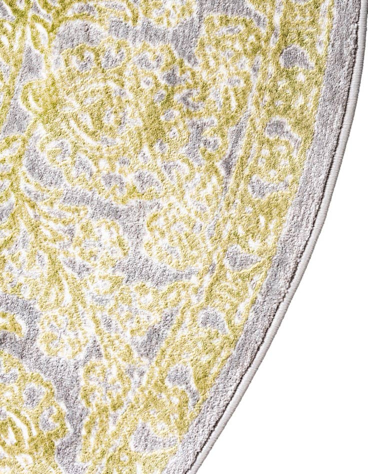 Detail image of  8' x 8' Modern Classical Round Rug