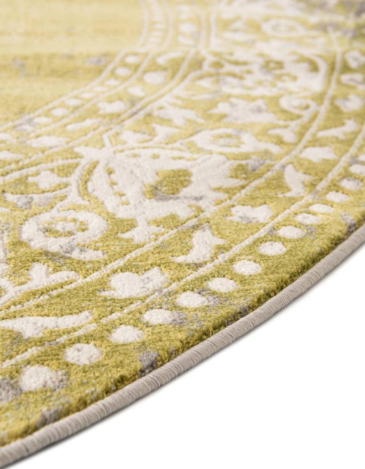 Detail image of  8' x 8' Modern Classical Round Rug