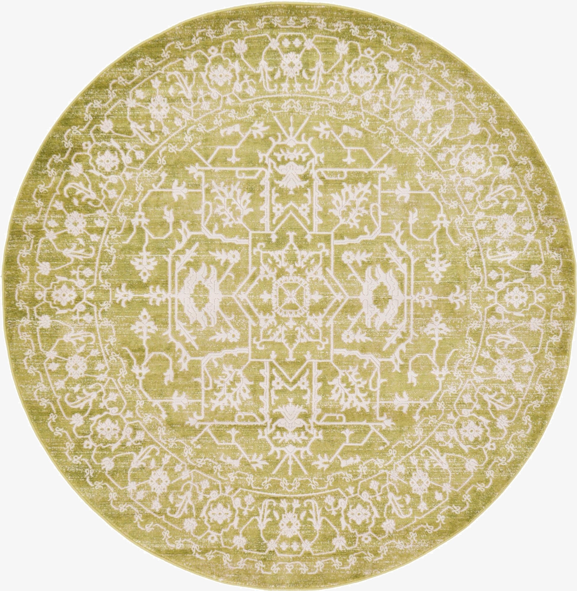  6' x 6' Modern Classical Round Rug