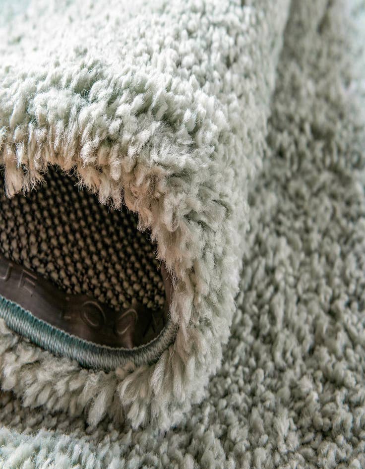 Detail image of  5' 3 x 5' 3 Moroccan Shag Round Rug