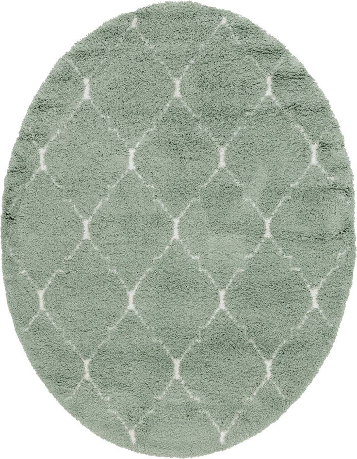 Detail image of  7' 10 x 7' 10 Moroccan Shag Round Rug