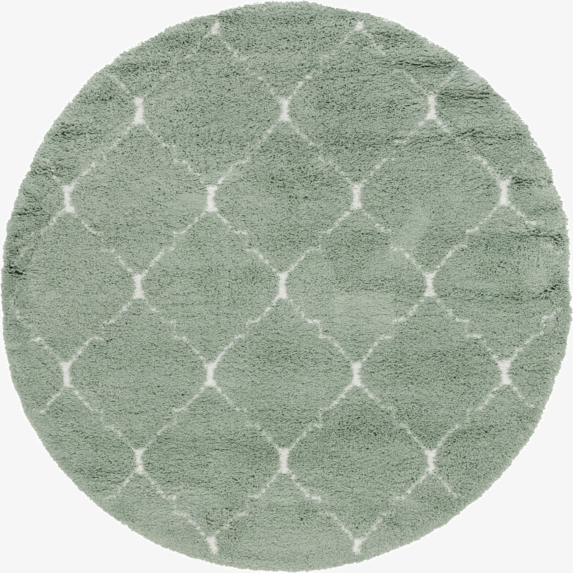Primary image  7' 10 x 7' 10 Moroccan Shag Round Rug