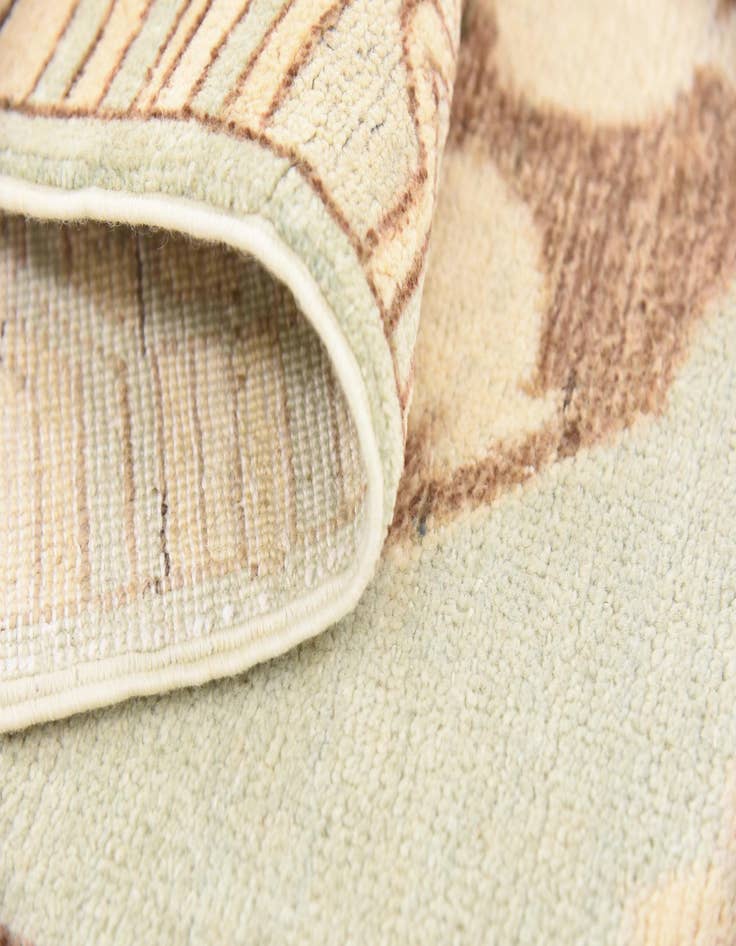 Detail image of  3' x 9' 5  Hand Knotted Khotan Ziegler Oriental Runner Rug