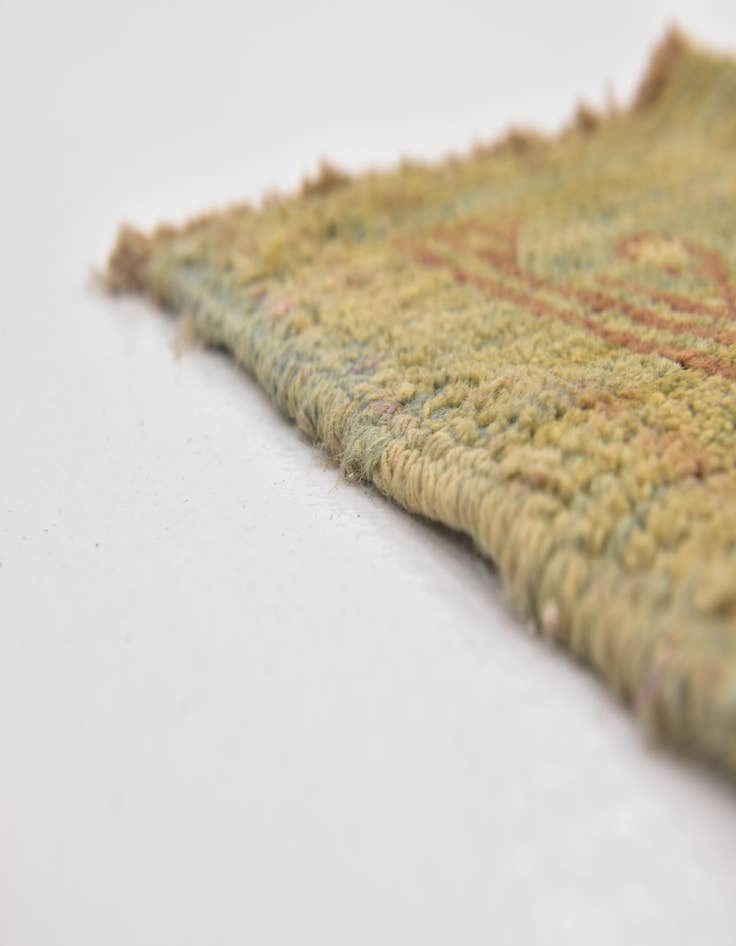 Detail image of  4' 5 x 7' 7  Hand Knotted Oushak Wool Runner Rug