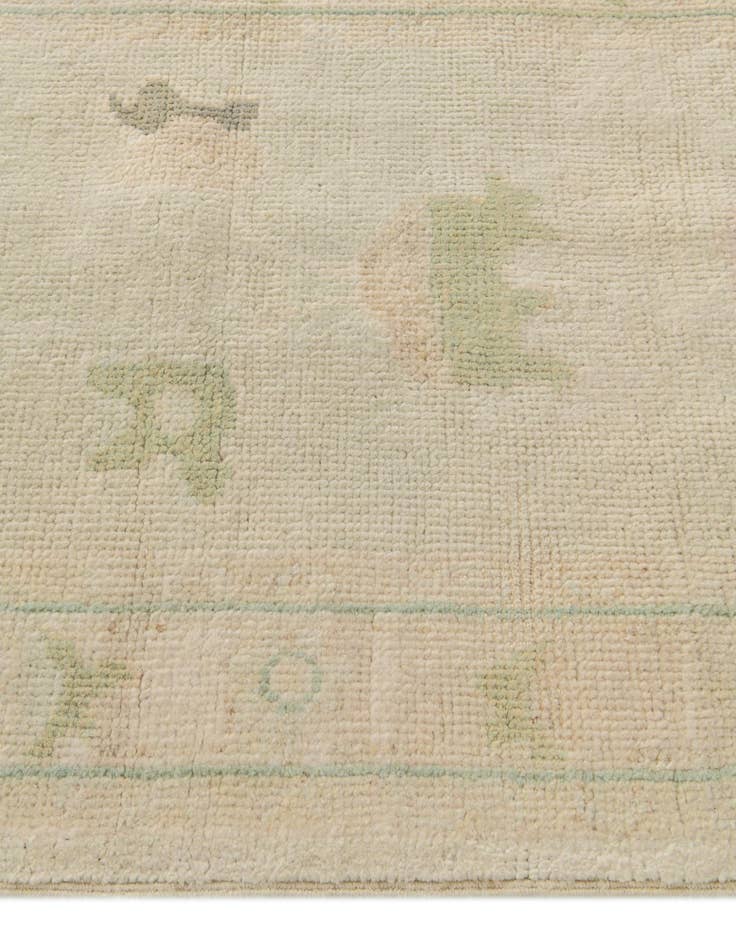 Detail image of  2' 9 x 10' 4  Hand Knotted Oushak Wool Runner Rug