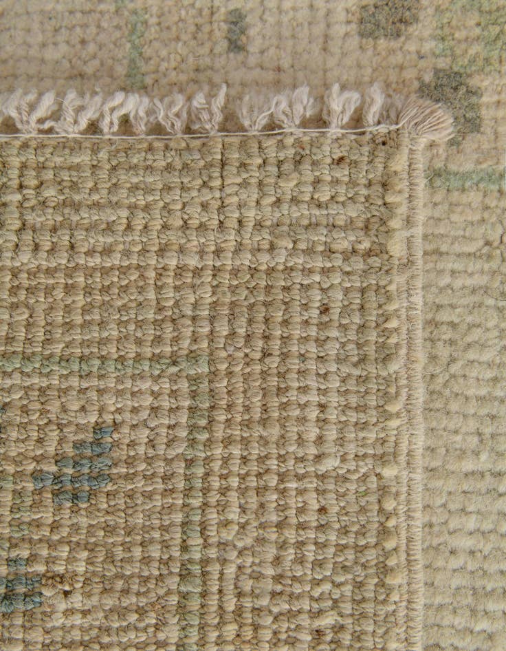 Detail image of  2' 9 x 10' 4  Hand Knotted Oushak Wool Runner Rug