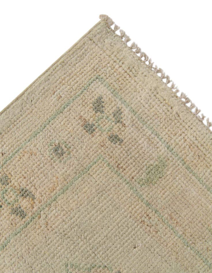 Detail image of  2' 9 x 10' 4  Hand Knotted Oushak Wool Runner Rug