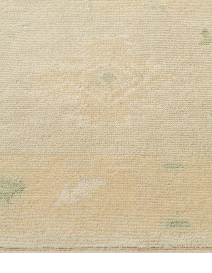 Detail image of  2' 8 x 10' 2  Hand Knotted Oushak Wool Runner Rug