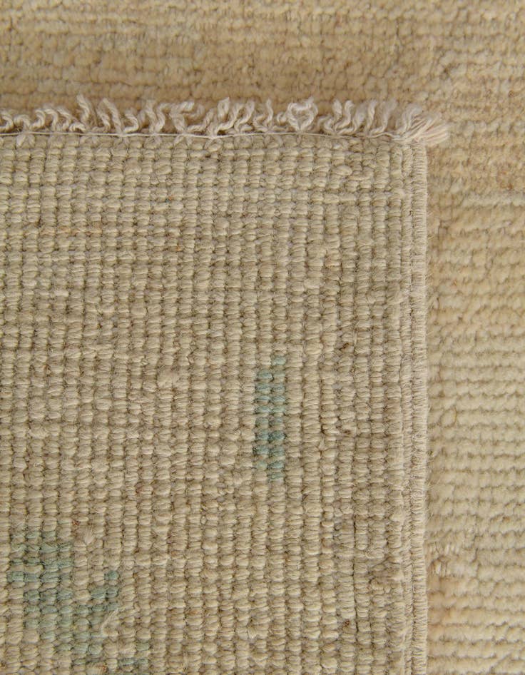 Detail image of  2' 8 x 10' 2  Hand Knotted Oushak Wool Runner Rug
