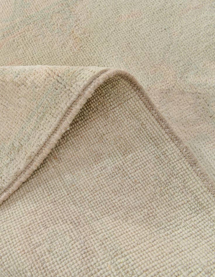 Detail image of  2' 10 x 11' 5  Hand Knotted Oushak Wool Runner Rug