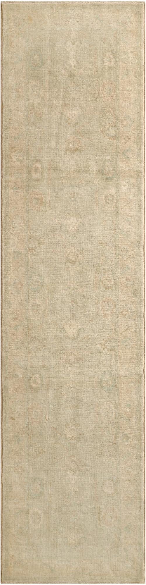  2' 10 x 11' 5  Hand Knotted Oushak Wool Runner Rug
