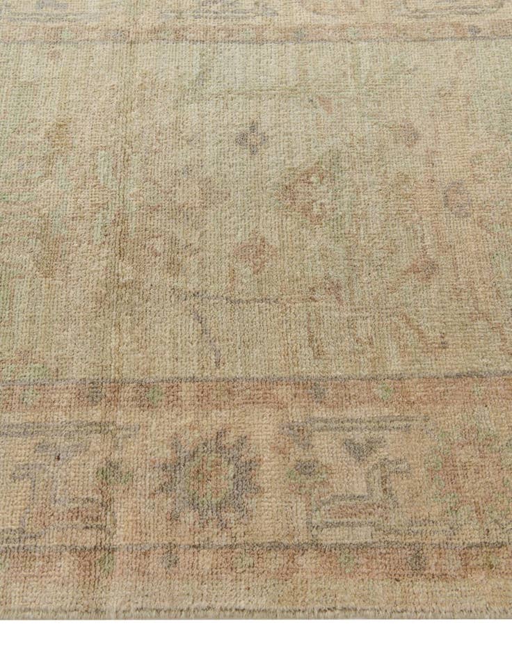 Detail image of  2' 10 x 14' 6  Hand Knotted Oushak Wool Runner Rug