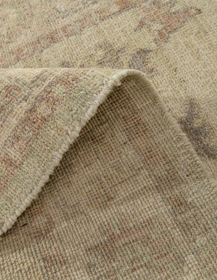 Detail image of  2' 10 x 14' 6  Hand Knotted Oushak Wool Runner Rug