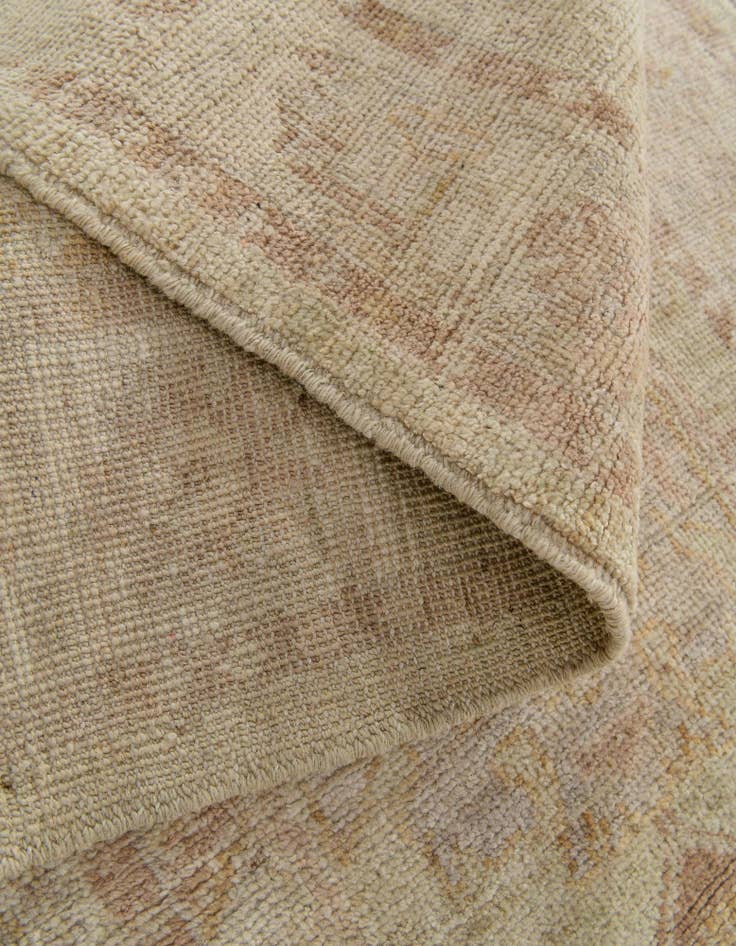 Detail image of  2' 9 x 9' 10  Hand Knotted Oushak Wool Runner Rug