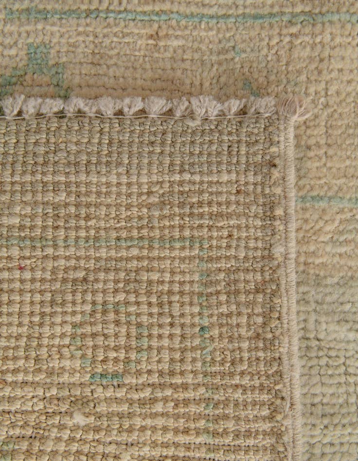 Detail image of  2' 8 x 7' 10  Hand Knotted Oushak Wool Runner Rug