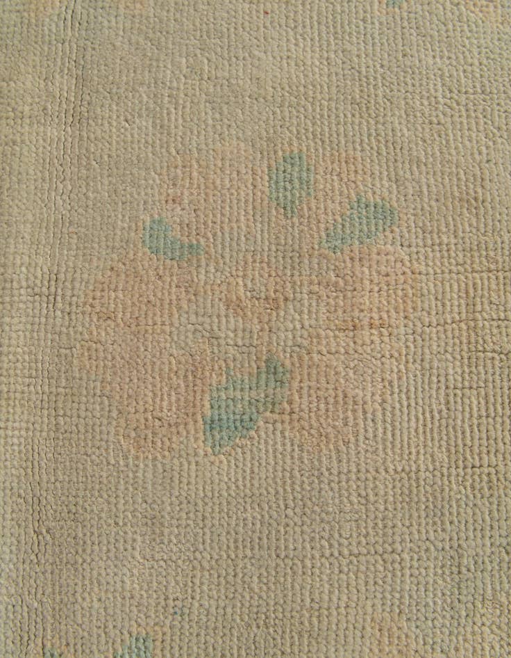 Detail image of  2' 8 x 7' 10  Hand Knotted Oushak Wool Runner Rug