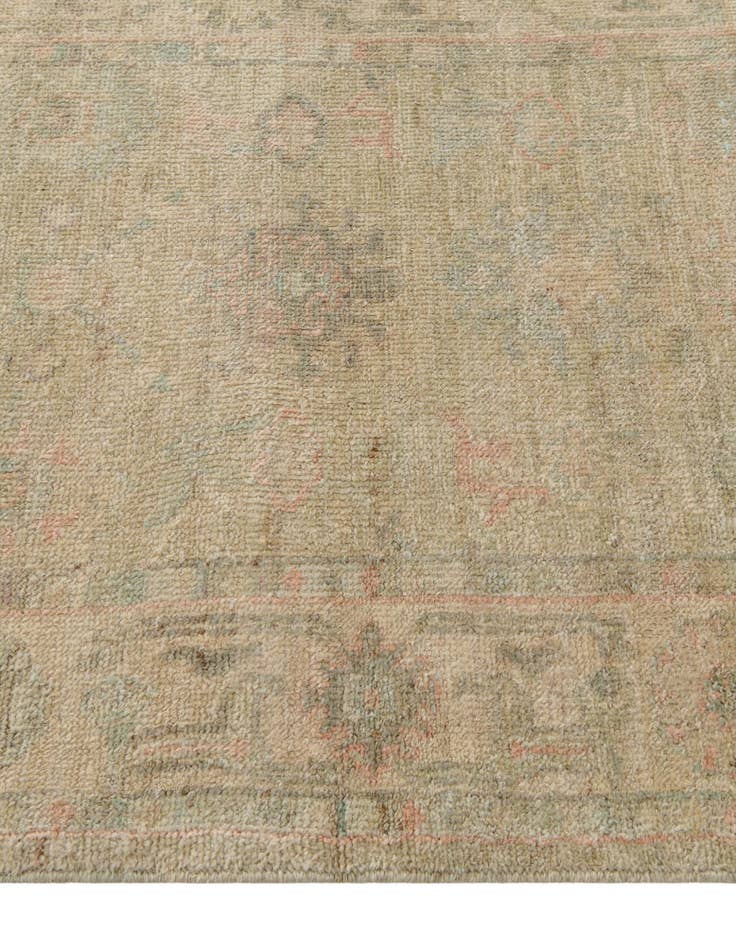 Detail image of  2' 10 x 9' 5  Hand Knotted Oushak Wool Runner Rug