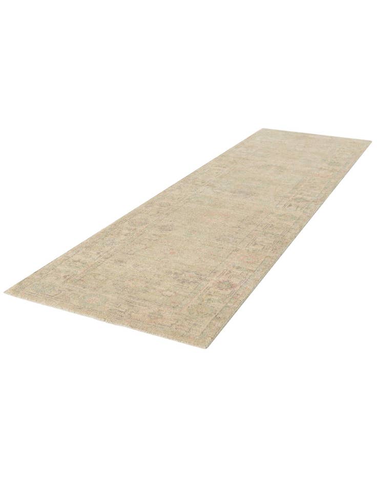 Detail image of  2' 10 x 9' 5  Hand Knotted Oushak Wool Runner Rug