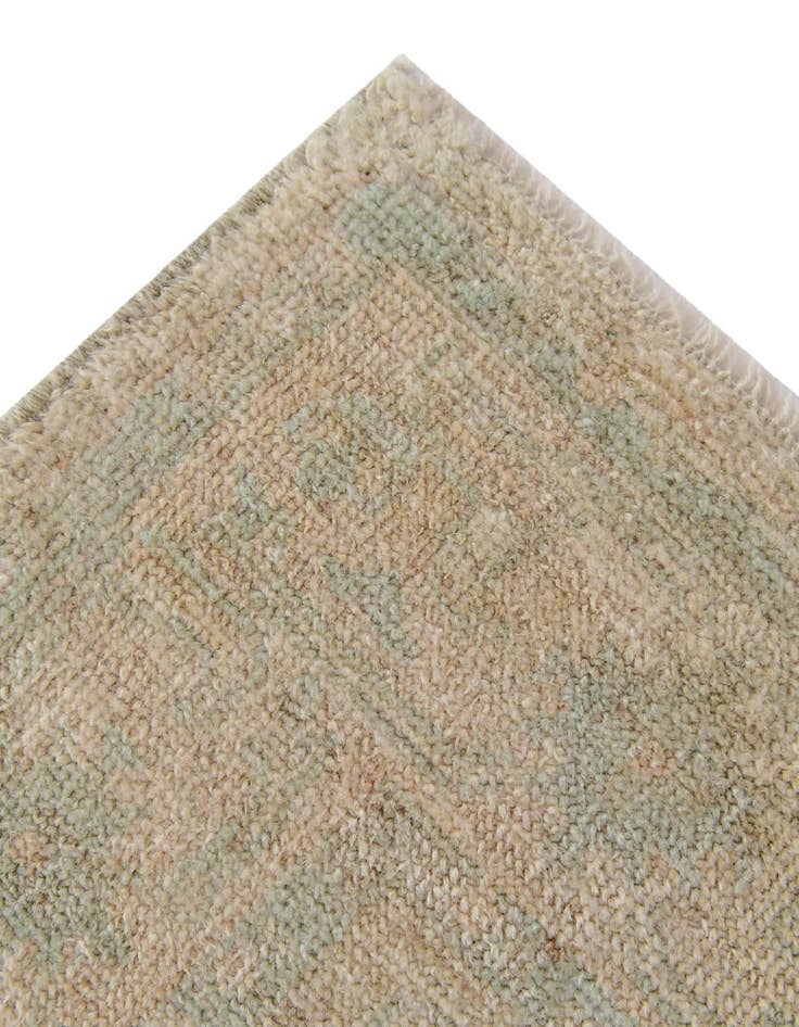 Detail image of  2' 10 x 9' 5  Hand Knotted Oushak Wool Runner Rug