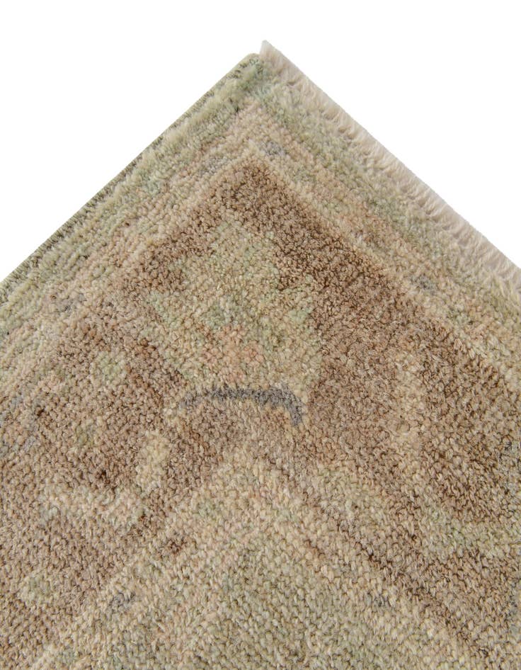 Detail image of  2' 11 x 11' 6  Hand Knotted Oushak Wool Runner Rug