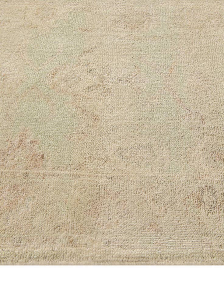 Detail image of  2' 10 x 9' 9  Hand Knotted Oushak Wool Runner Rug