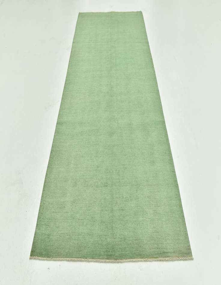 Detail image of  4' 10 x 9' 10  Hand Knotted Over-Dyed Ziegler Runner Rug