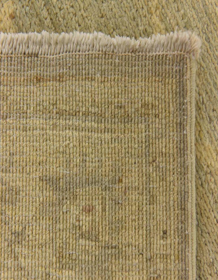 Detail image of  2' 10 x 11'  Hand Knotted Peshawar Ziegler Runner Rug