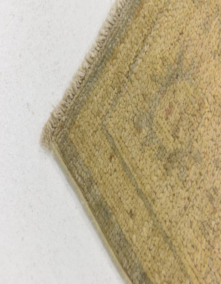 Detail image of  2' 10 x 11'  Hand Knotted Peshawar Ziegler Runner Rug