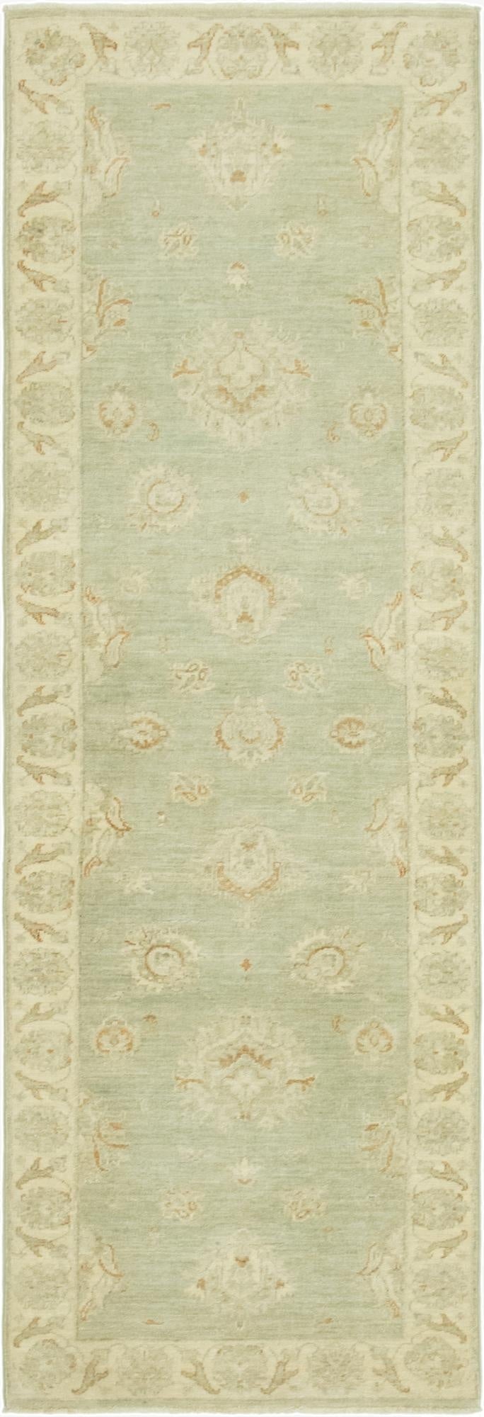  2' 6 x 7' 10  Hand Knotted Peshawar Ziegler Runner Rug