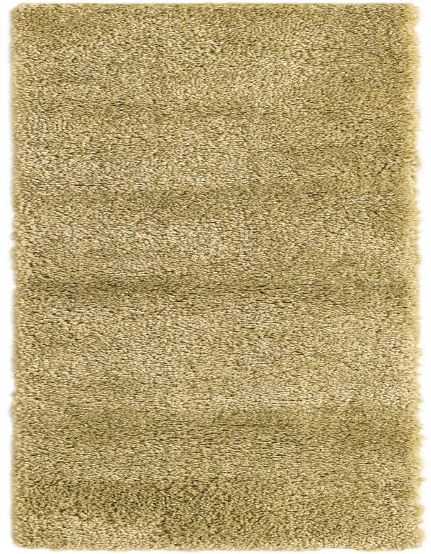 A 6 ft runner rug in a solid green color with a high pile, ideal for a hallway or patio.