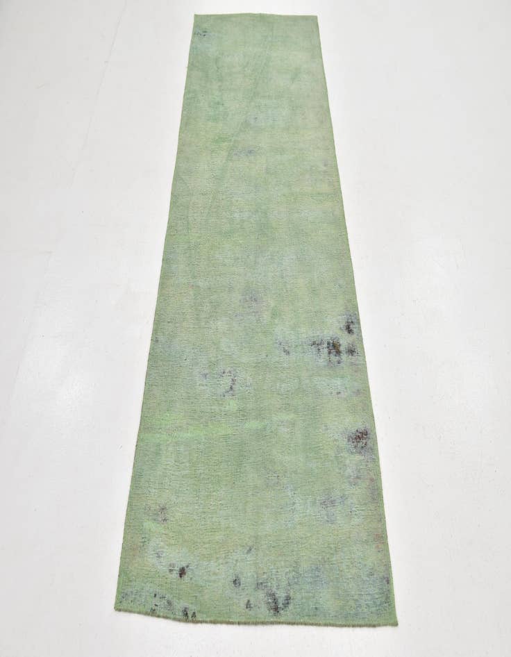 Detail image of  2' 10 x 8' 5  Hand Knotted Ultra Vintage Persian Wool Runner Rug