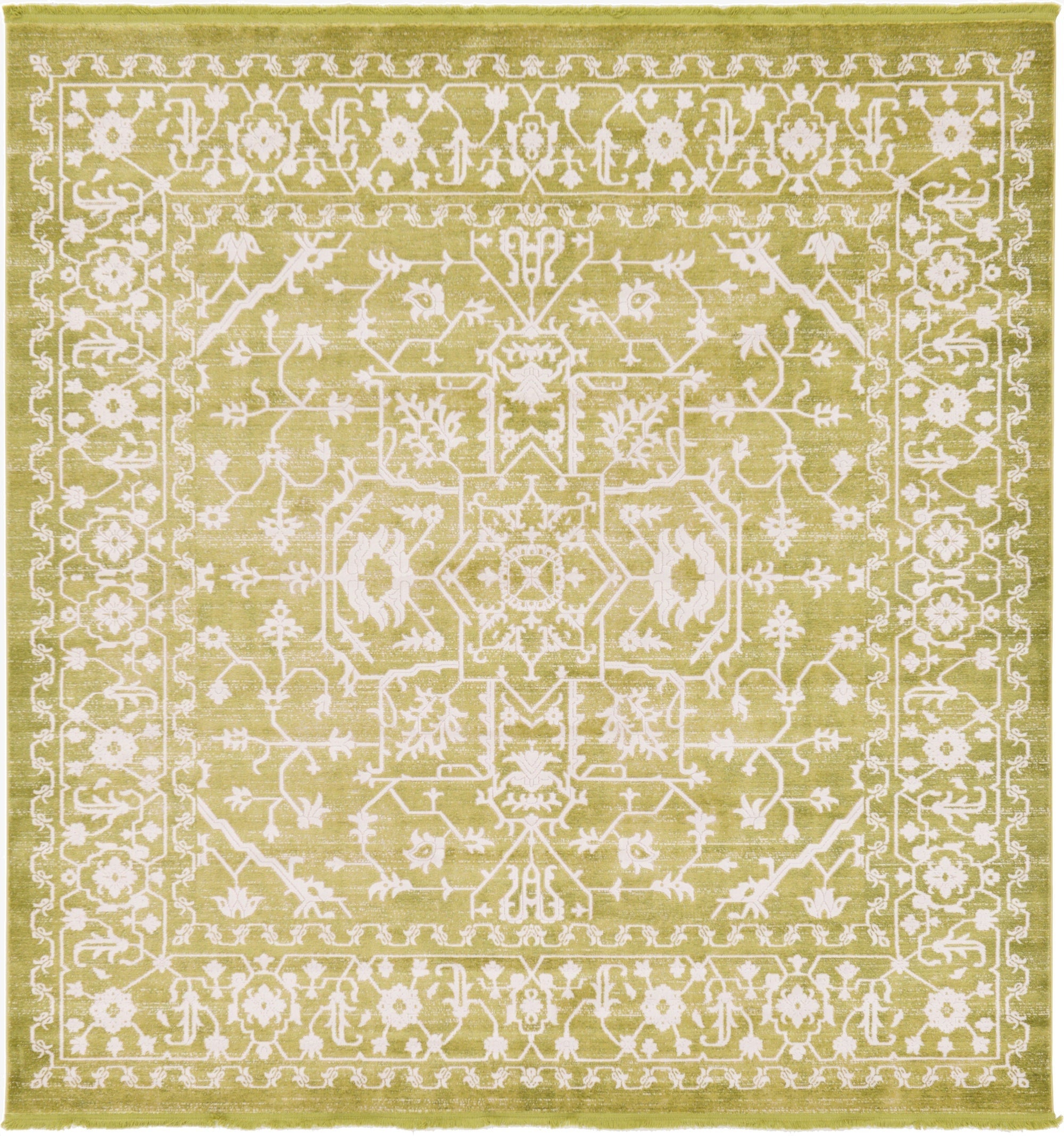  8' x 8' Modern Classical Square Rug