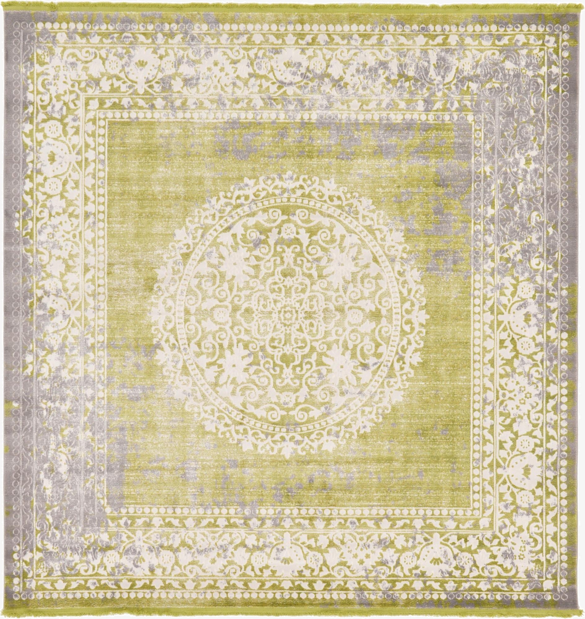  8' x 8' Modern Classical Square Rug