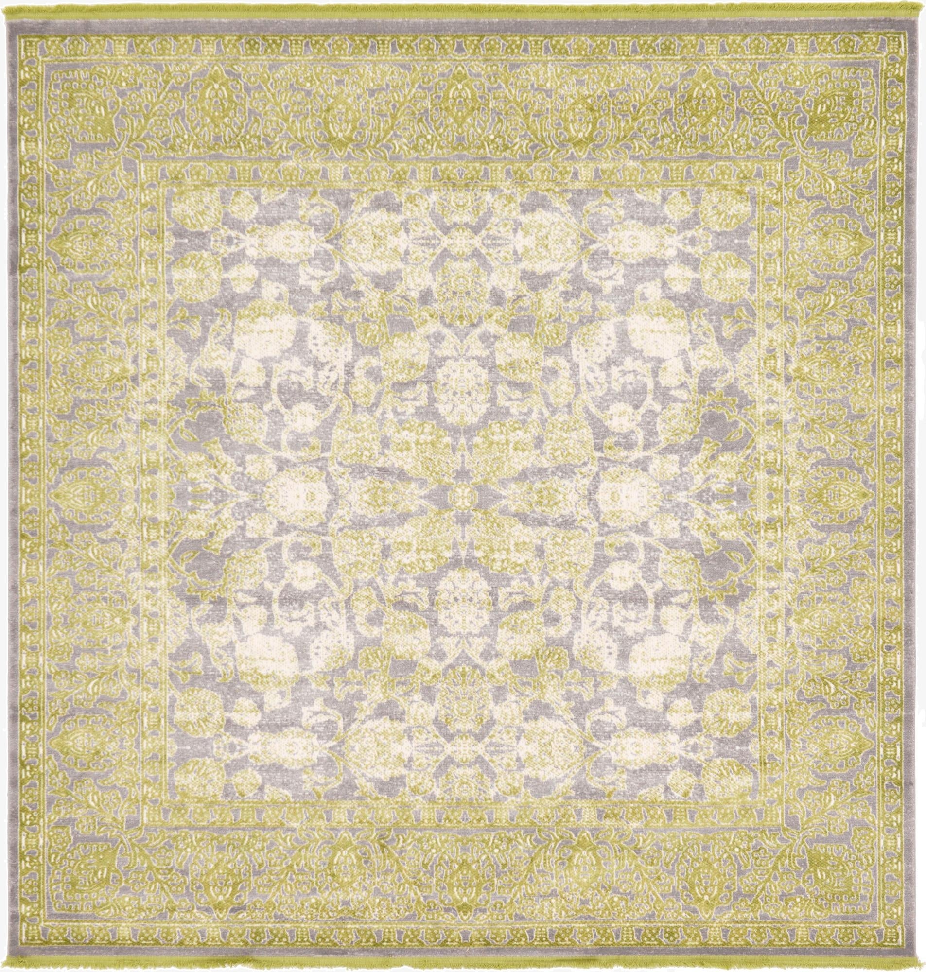  8' x 8' Modern Classical Square Rug