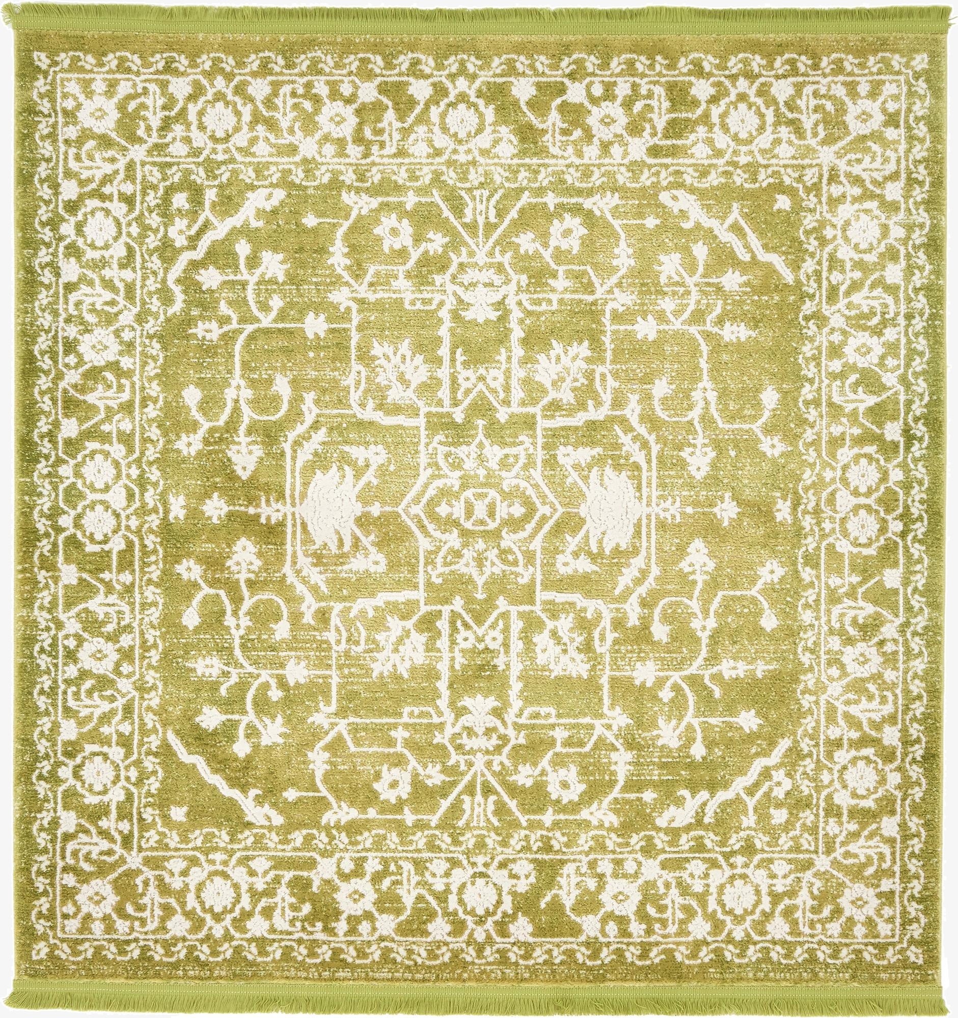 4' x 4' Modern Classical Square Rug