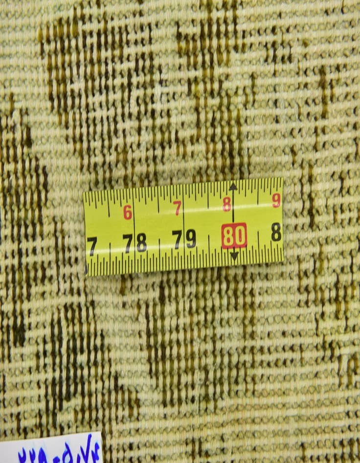 Detail image of  7' 6 x 8' 3  Hand Knotted Ultra Vintage Persian Wool Square Rug