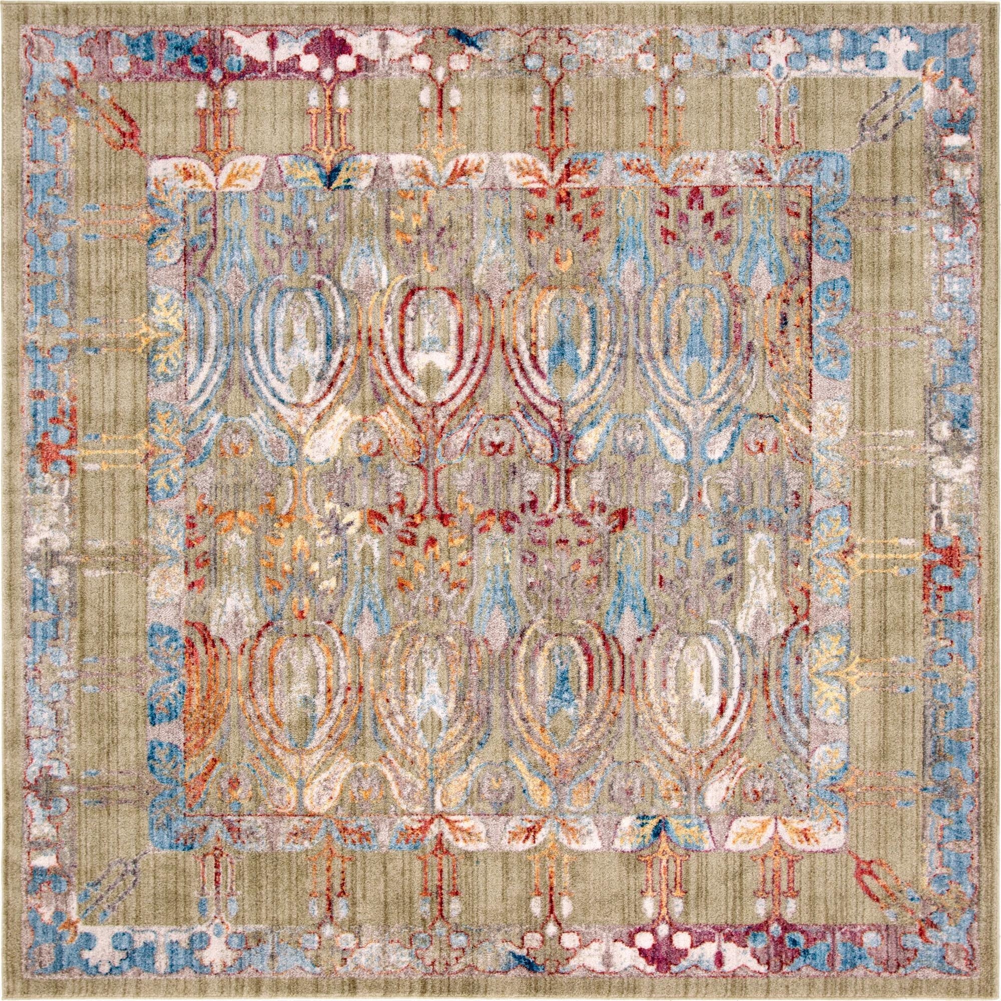  8' x 8' Williamsburg Square Rug