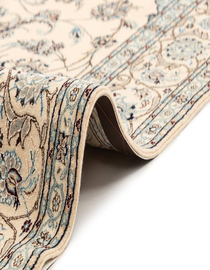 Detail image of  6' 8 x 10' 6  Hand Knotted Nain Rug