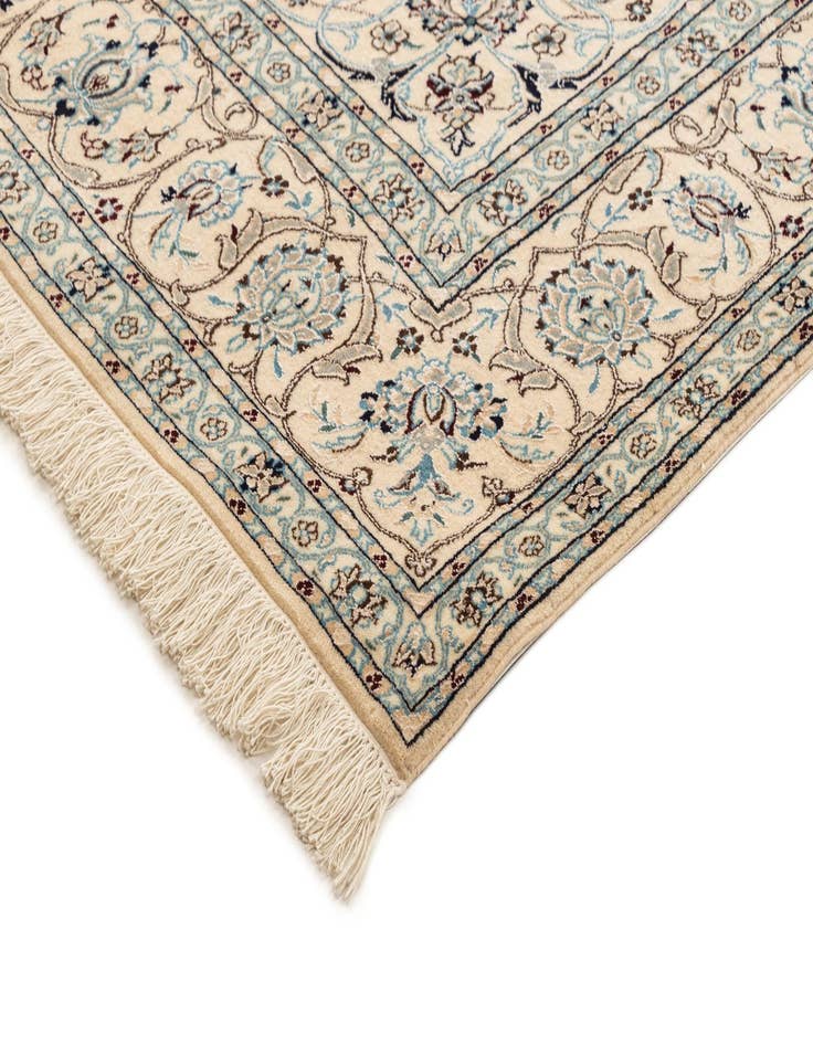 Detail image of  6' 8 x 10' 6  Hand Knotted Nain Rug