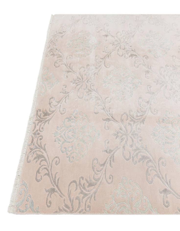 Detail image of  5' 7 x 8'  Hand Knotted Darya Wool Rug